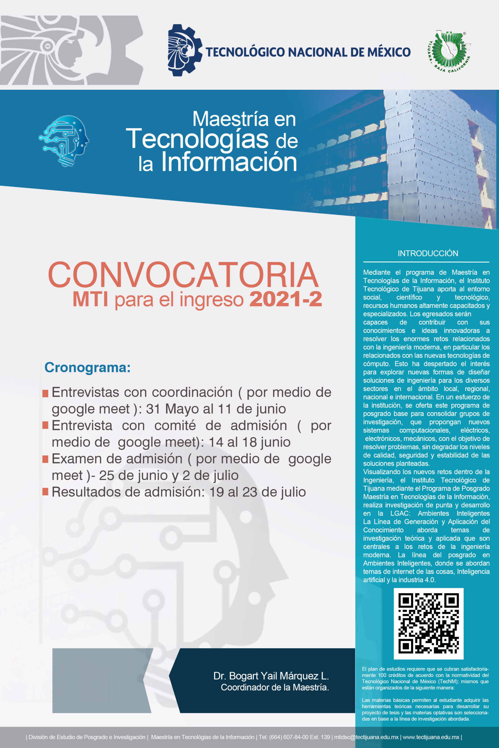 Maestr A En Tecnolog As De La Informaci N Abre Convocatoria De