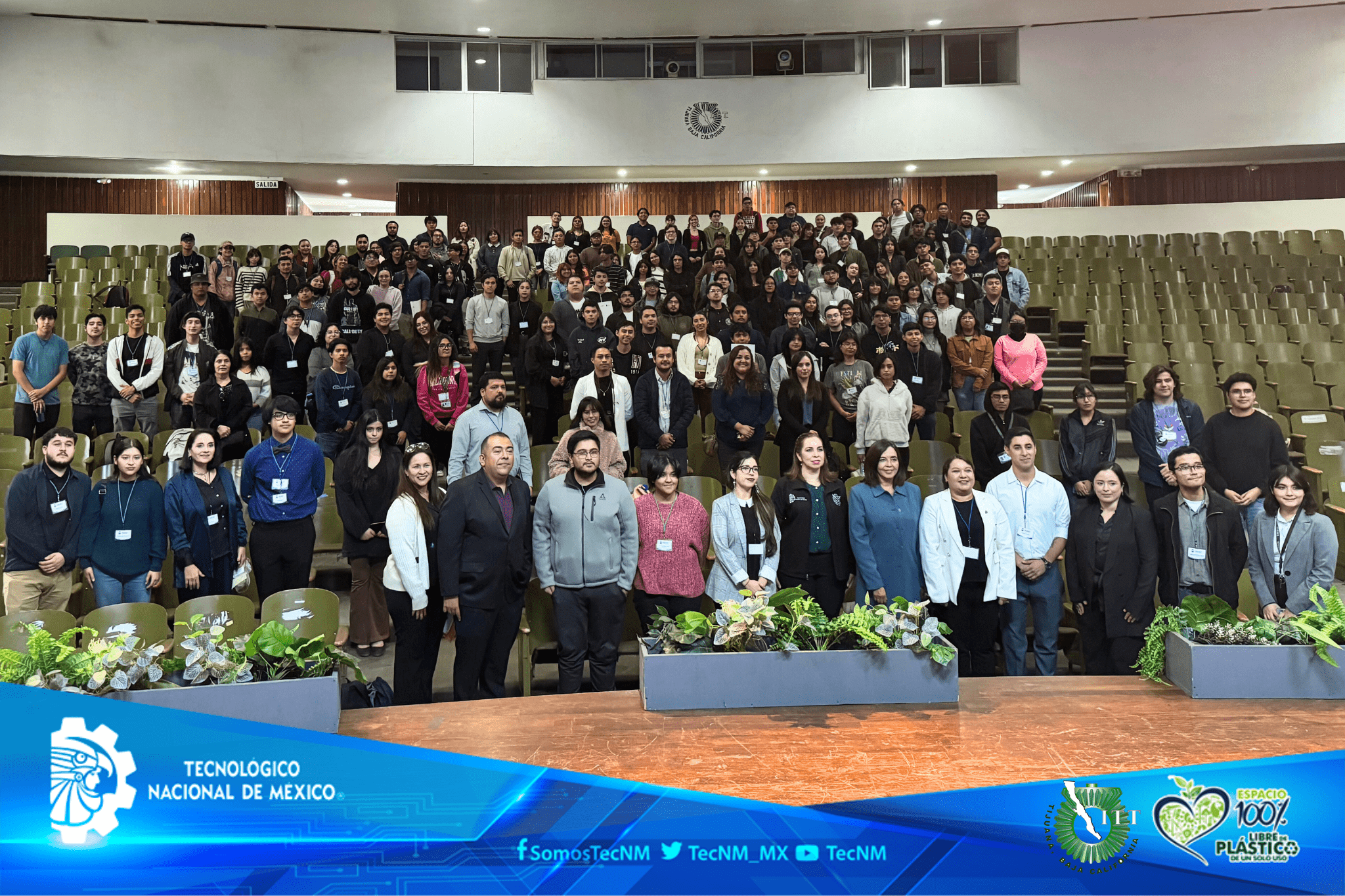 Clausura de la VI Semana Académica de Ingeniería Química, Nanotecnología y Ambiental en el TecNM – Tijuana