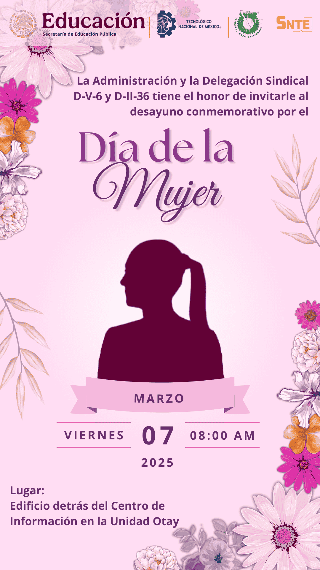 Invitación – Desayuno conmemorativo por el Día de la Mujer